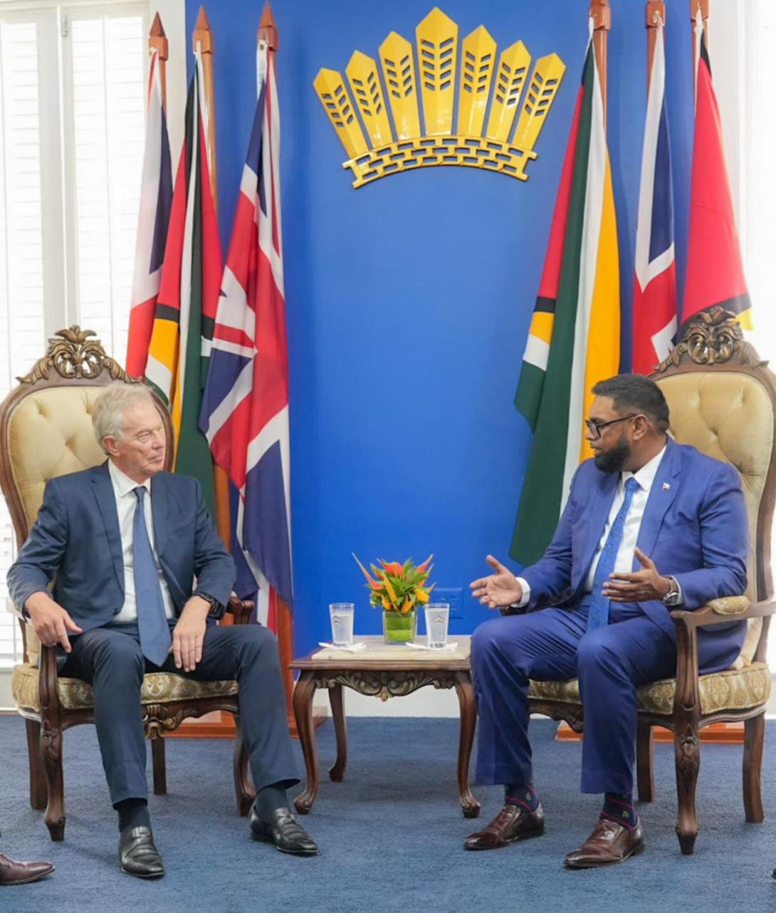 His Excellency President Dr Irfaan Ali Met With The Former Prime ...